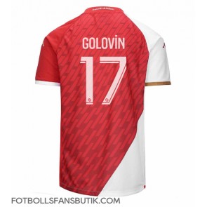 AS Monaco Aleksandr Golovin #17 Replika Hemmatröja 2023-24 Kortärmad